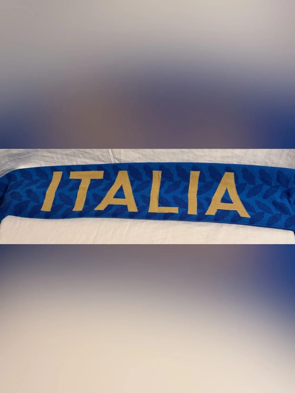 Adidas FIGC Italy National Team 2026 4 Stars Blue Soccer Scarf KE1385 OS.